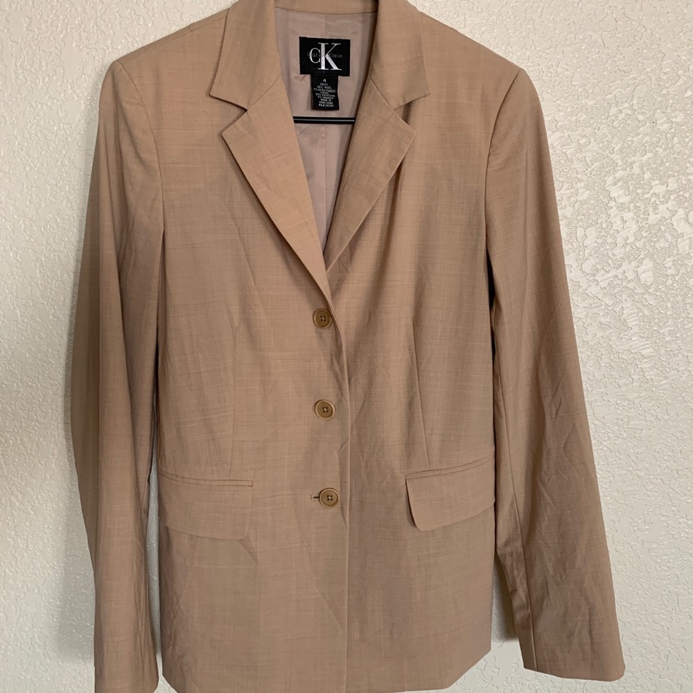 Cream (v light pink) Calvin Klein Blazer